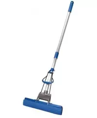 Grindų valymo šepetys-kempinė(Top Mop) su kotu.