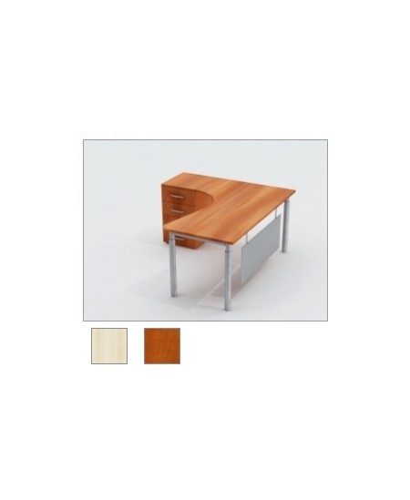 Darbo stalas ST1R, ant metalinio karkaso
