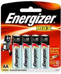 Elementai ENERGIZER LR6 (AA), 4 vnt.