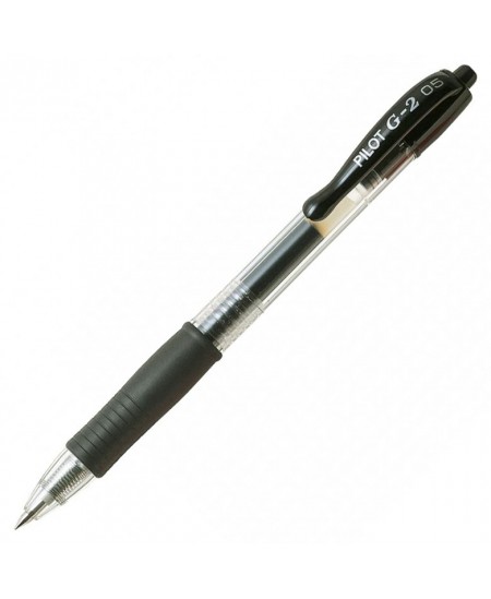 Automatinis gelinis rašiklis PILOT G2, 0.5 mm, juodas