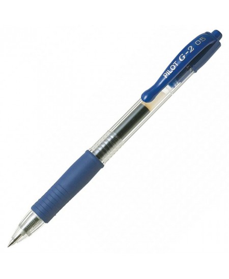 Automatinis gelinis rašiklis PILOT G2, 0.5 mm, mėlynas