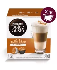 Kavos kapsulės NESCAFE Dolce Gusto Latte Macchiato Caramel