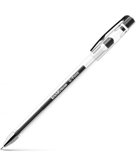Adatinis gelinis rašiklis ERICH KRAUSE G-POINT, 0,25 mm, juodos spalvos