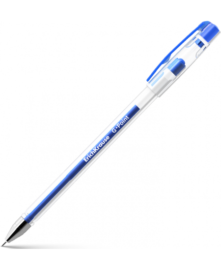 Adatinis gelinis rašiklis ERICH KRAUSE G-POINT, 0,25 mm, mėlynos spalvos