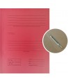 Kartoninis aplankas su įsegėle ir archyvine antrašte SM-LT, 300 g/m2, A4, raudonas