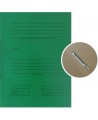 Kartoninis aplankas su įsegėle ir archyvine antrašte SM-LT, 300 g/m2, A4, žalias