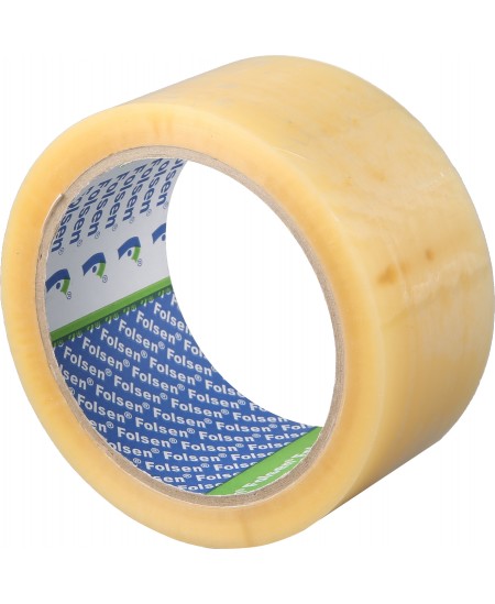 Pakavimo juosta FOLSEN, 48 mm x 66 m, skaidri