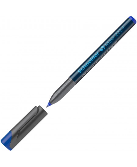 Permanentinis žymeklis SCHNEIDER Maxx 222 F, 0.7 mm, mėlynas