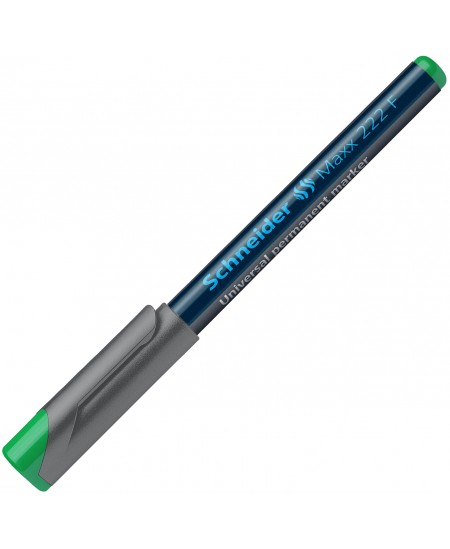 Permanentinis žymeklis SCHNEIDER Maxx 222 F, 0.7 mm, žalias