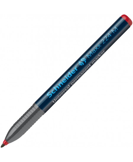 Permanentinis žymeklis SCHNEIDER Maxx 224 M, 1.0 mm, raudonas