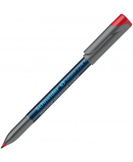 Permanentinis žymeklis SCHNEIDER Maxx 224 M, 1.0 mm, raudonas