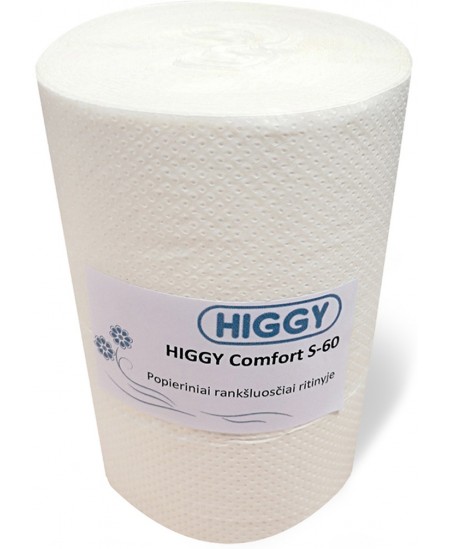 Popieriniai rankšluosčiai ritinyje HIGGY Comfort S-60, 1 ritinys