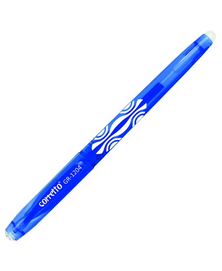 Rašiklis CORRETTO GR-1204 su trynikliu, 0.5 mm, mėlynas