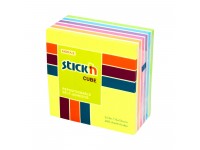 Lipnių lapelių kubas STICK´N Neon Yellow Mix, 76x76 mm, 400 lapelių