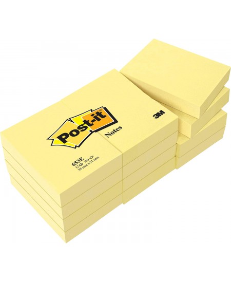 Lipnūs lapeliai POST-IT, 38x51 mm, 300 lapelių, geltoni ir rožiniai