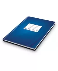 Kontorinė knyga ECO DARK BLUE, A4, 96 lapai, langeliais