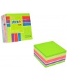 Lipnių lapelių kubas STICK´N Neon Green Mix, 76x76 mm, 400 lapelių, neoninių spalvų
