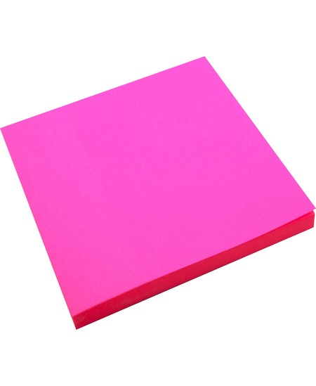 Lipnūs lapeliai FORPUS NEON, 75x75 mm, 80 lapelių, neoniniai rožiniai
