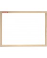 Balta magnetinė lenta MEMOBOARDS 90x120 cm, mediniu rėmu
