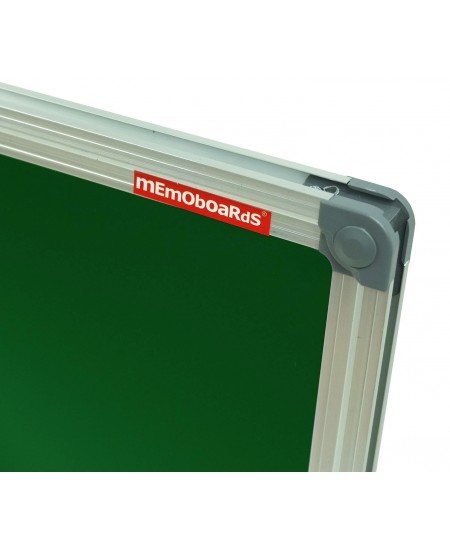 Kreidinė magnetinė lenta MEMOBOARDS, 100x200 cm, aliuminio rėmas, žalia