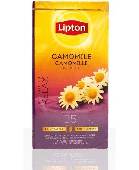 Arbata LIPTON CAMOMILE, ramunėlių skonio, 25 vnt. Arbata LIPTON CAMOMILE, ramunėlių skonio, 25 vnt.