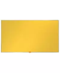 Skelbimų lenta NOBO, plačiaekranė, 188x106 cm, 85", aliuminio rėmas, geltona