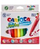 Stori flomasteriai CARIOCA Jumbo, 12 spalvų