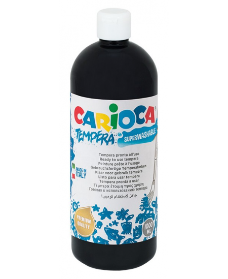 Guašas CARIOCA, 1000 ml, juodas