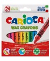 Vaškinės kreidelės CARIOCA, 24 spalvų