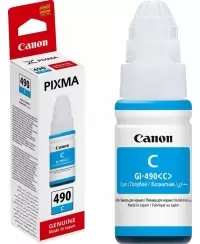 Canon GI-490 ink bottle, cyan