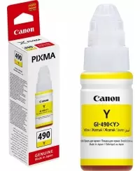 Canon GI-490 ink bottle, yellow
