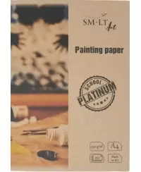Tapybos popierius aplanke SM-LT Platinum, A4, 250 g/m2, 20 lapų