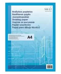 Popierius braižybai SM-LT, A4, 10 lapų