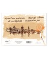 Akvarelinis sąsiuvinis SM-LT Gold, A3, 200 g/m2, 10 lapų