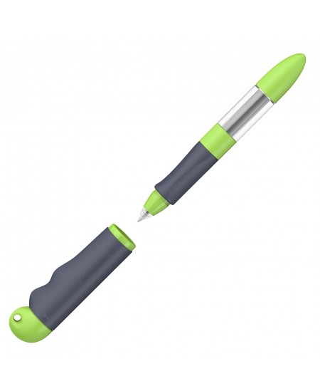 Rašiklis SCHNEIDER Base Senso, pilkos/žalios spalvos korpusas