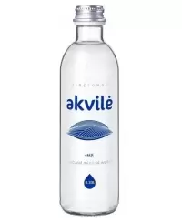 Mineralinis vanduo AKVILĖ, 330 ml, stikle, negazuotas