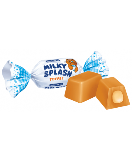Saldainiai ROSHEN  Milky Splash, su pieno įdaru, 1kg