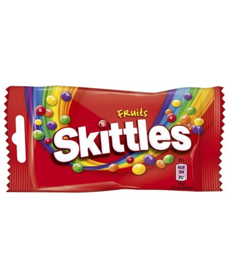 Kramtomieji saldainiai SKITTLES Fruits, 38 g