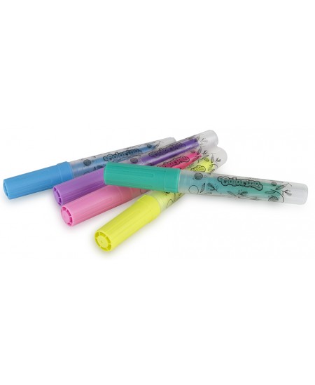 Kreidiniai žymekliai stiklo dekoravimui COLORINO, 5 spalvos