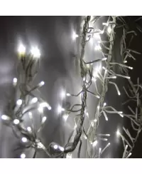 Šviečianti LED girlianda, 100 lemp., 1.9 m, šaltai balta