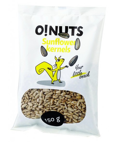 Lukštentos saulėgrąžos O!NUTS, 150 g