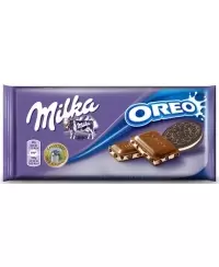 Pieniškas šokoladas su sausainiu MILKA Oreo Choco, 100 g