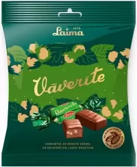 Šokoladiniai saldainiai  LAIMA VOVERAITĖ, 160 g