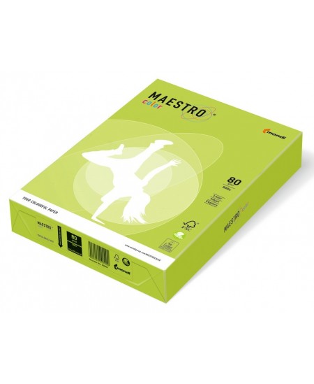 Spalvotas popierius MAESTRO COLOR, 80g/m2, A3, 500 lapų, gelsvai žalia (Lime Green)