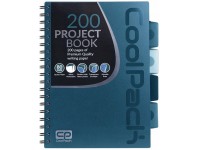 Sąsiuvinis su spirale COOLPACK, B5, 200 lapų, langeliais, mėlynas