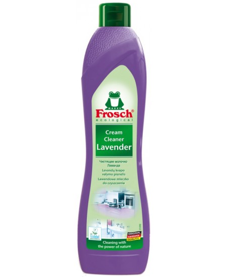 Valymo pienelis Frosch levandų kvapo 500ml Valymo pienelis Frosch levandų kvapo 500ml