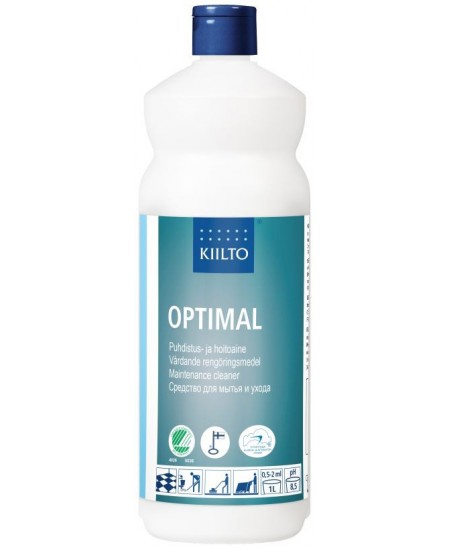 Grindų ploviklis KIILTO Optimal, koncentruotas, 1 l