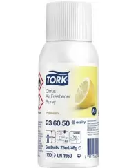 Oro gaiviklio flakonas elektroniniam oro gaiviklio dozatoriui TORK Premium, citrinų kvapo, 236050