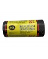 Šiukšlių maišai, 30 litrų, rulone 50 vnt., HDPE, juodos sp.