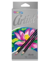 Spalvoti pieštukai COLORINO Artist, 12 spalvų